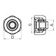 Евроконус Roho R581-075 - 3/4"EK 16х2