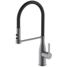 Змішувач для кухні Mixxus Premium Summer 017 GRAPHITE REFL.BLACK