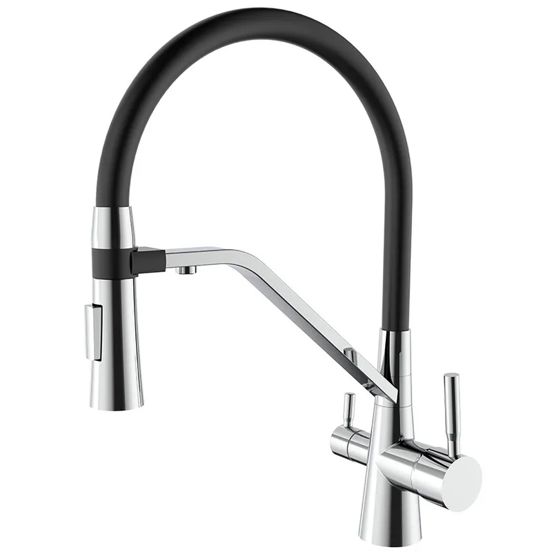 Смеситель для кухни Mixxus Premium Magnet 021 REFL.BLACK