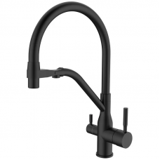 Смеситель для кухні MixxusPremium Gravity 021 BLACK REFL.BLACK