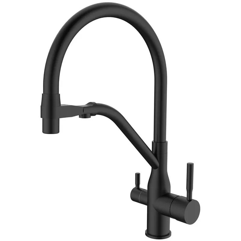 Смеситель для кухни MixxusPremium Gravity 021 BLACK REFL.BLACK