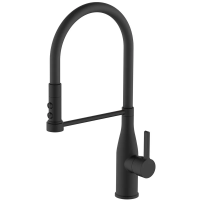 Смеситель для кухни Mixxus Premium Summer 017 BLACK REFL.BLACK