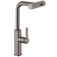Змішувач для кухні з висувним виливом Mixxus Premium HAMMER 014 GRAPHITE