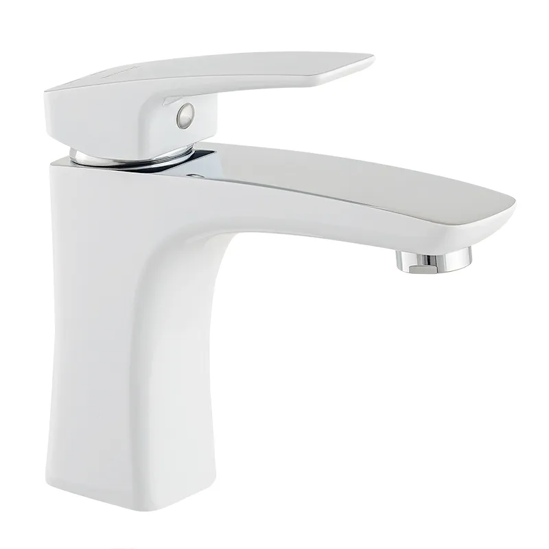 Смеситель для умывальника Mixxus Premium Patrick 001 гайка (White)