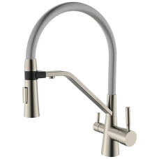 Змішувач для кухні Mixxus Premium Magnet 021 SS COLOR REFL.GREY