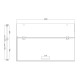 Двері в нішу Koer SR SD04-120x200-TR-01 прозоре скло Easy Clean 10мм, хром
