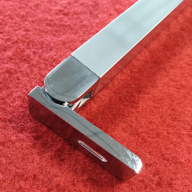 Двері в нішу Koer SR SD04-120x200-TR-01 прозоре скло Easy Clean 10мм, хром