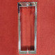 Двері в нішу Koer SR SD04-120x200-TR-01 прозоре скло Easy Clean 10мм, хром