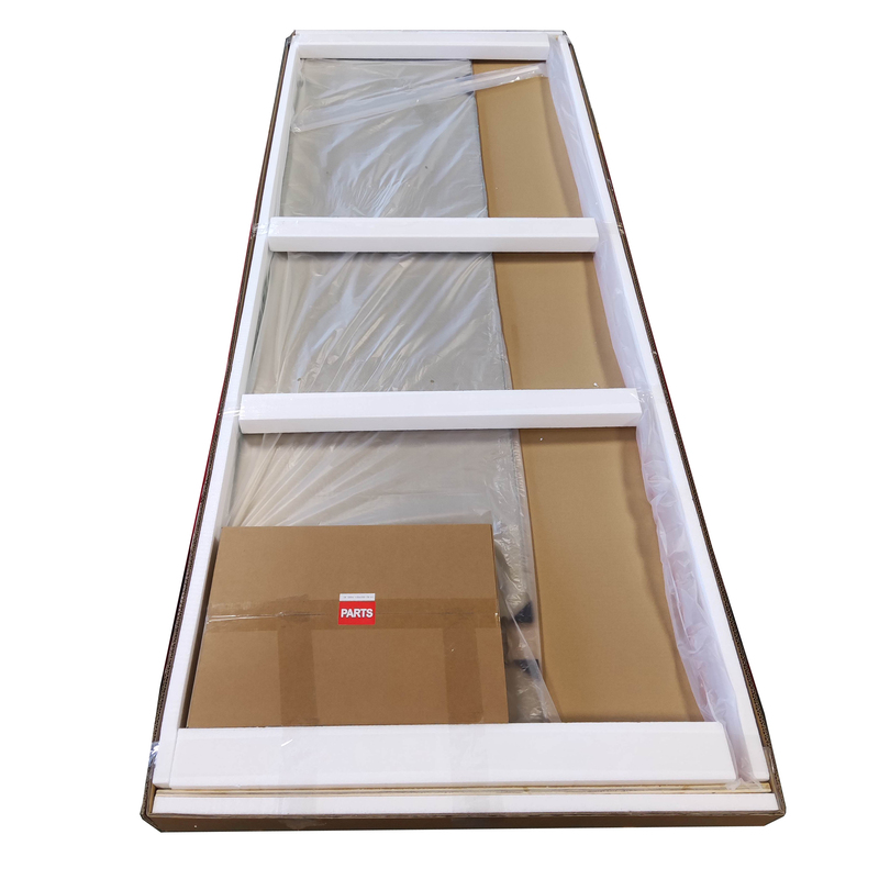 Двері в нішу Koer SR SD04-120x200-TR-01 прозоре скло Easy Clean 10мм, хром