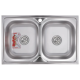 Мойка кухонная Zerix Z8050D-08-180MD Double (micro decor)