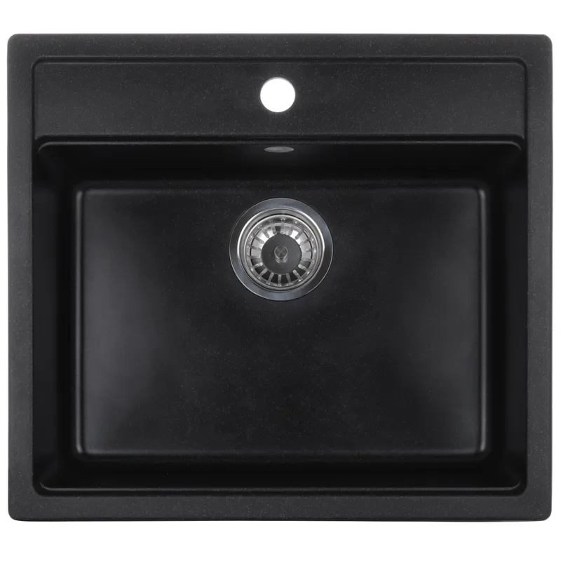Мойка кухонная Zerix ZS-5751S-03 Черная