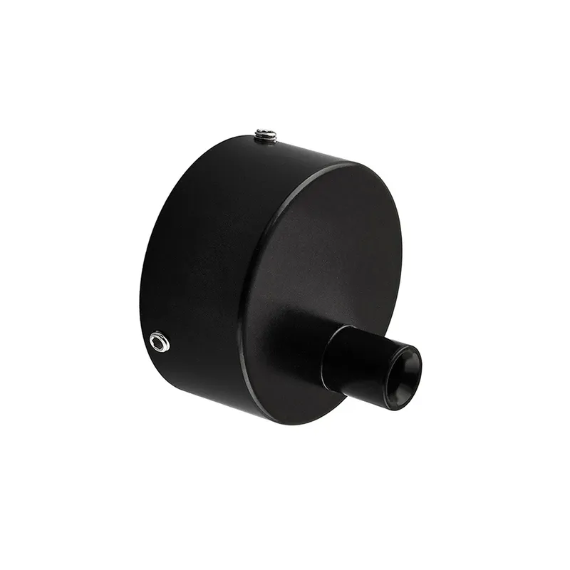 Чашка декоративна Mixxus TCC-01 BLACK (кругла) для маскування кабелю (колір чорний)