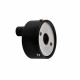 Чашка декоративна Mixxus TCC-01 BLACK (кругла) для маскування кабелю (колір чорний)