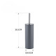 Ершик для унитаза напольный Mixxus Premium Ellipse-TB0201 Graphite цвет графит