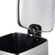 Мусорное ведро с плавным закрытием квадратное Zerix Kubix-TC0108 SS Color 8л цвет нержавейка (ZX589