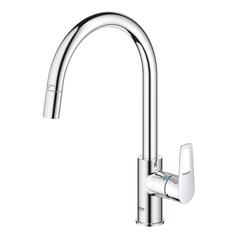 Однорычажный смеситель для кухни Grohe BauLoop New