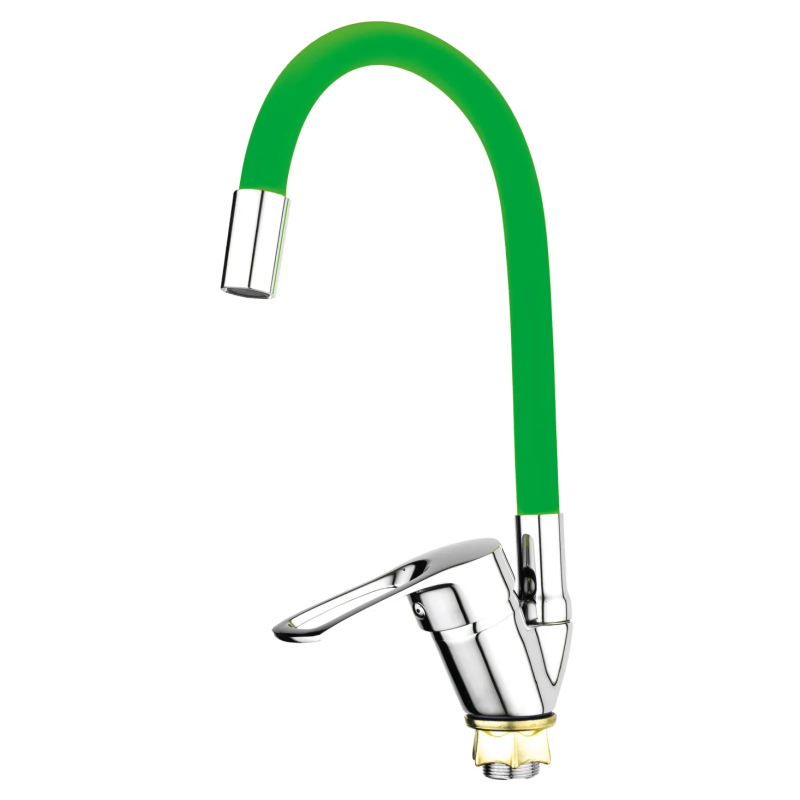 Смеситель для кухни Mixxus FANY 011 (Nut) Refl.Green (без подводки)