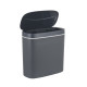 Мусорное ведро сенсорное овальное Mixxus Flat-TC0109 Graphite 9 л цвет графит