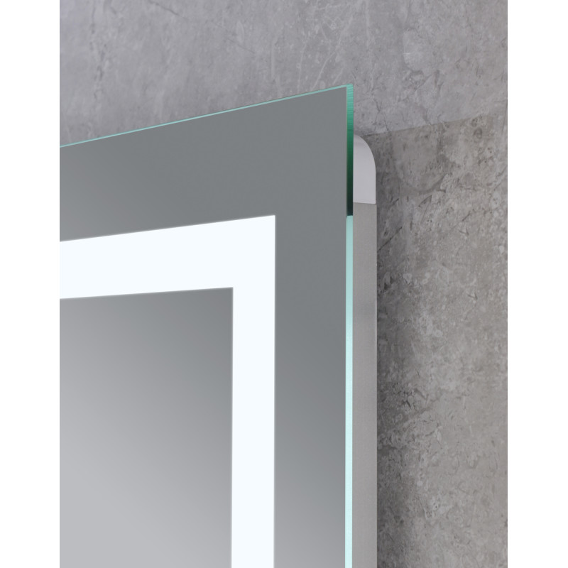 Зеркало Mixxus HARD MR07-50x80 с LED Touch, Anti-fog, димером, регулировкой яркости