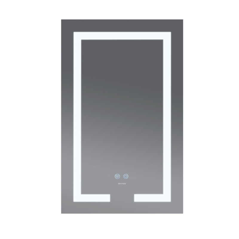 Зеркало Mixxus HARD MR07-50x80 с LED Touch, Anti-fog, димером, регулировкой яркости
