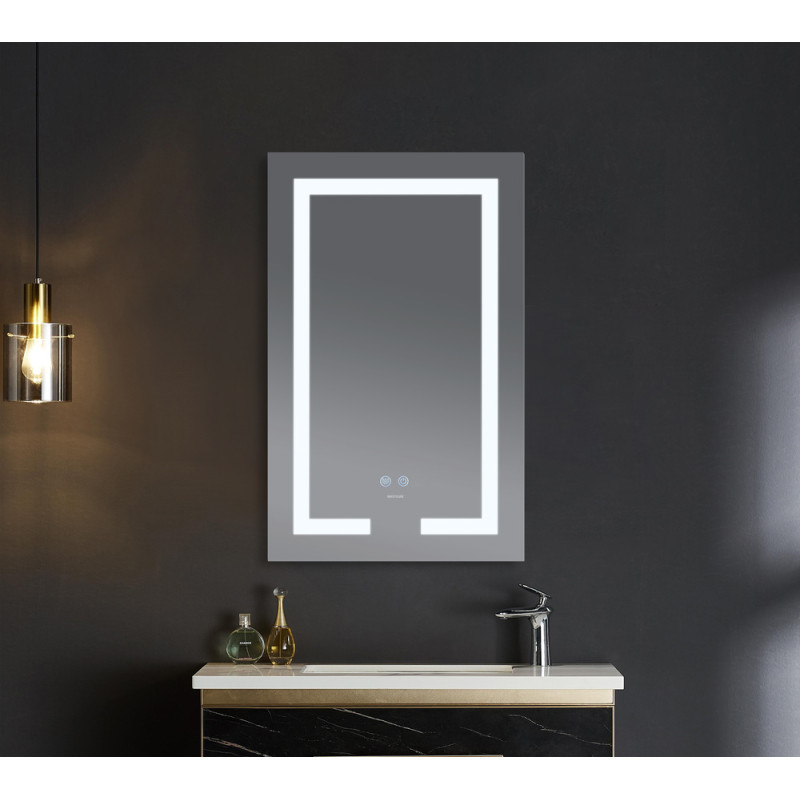 Зеркало Mixxus HARD MR07-50x80 с LED Touch, Anti-fog, димером, регулировкой яркости