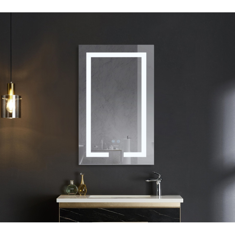 Зеркало Mixxus HARD MR07-50x80 с LED Touch, Anti-fog, димером, регулировкой яркости