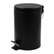 Мусорное ведро круглое Zerix Solo-TC0107 Black 7 л цвет черный