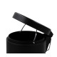 Мусорное ведро круглое Zerix Solo-TC0107 Black 7 л цвет черный