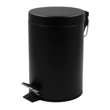 Мусорное ведро круглое Zerix Solo-TC0105 Black 5 л цвет черный