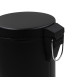 Мусорное ведро круглое Zerix Solo-TC0103 Black 3 л цвет черный