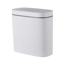Мусорное ведро сенсорное овальное Mixxus Flat-TC0109 White 9 л цвет белый
