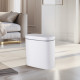 Мусорное ведро сенсорное овальное Mixxus Flat-TC0109 White 9 л цвет белый