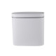 Мусорное ведро сенсорное овальное Mixxus Flat-TC0109 White 9 л цвет белый