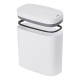 Мусорное ведро сенсорное овальное Mixxus Flat-TC0109 White 9 л цвет белый