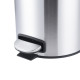 Мусорное ведро с плавным закрытием круглое Mixxus Ellipse-TC0205 SS Color 5л цвет нержавейка (MI707