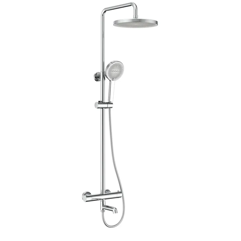 Душевая колонна с термостатическим смесителем Koer KB-57029-01 3 функции, цвет хром