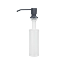 Дозатор для жидкого мыла Zerix DIS-01.SUS Black с нерж. стали SUS304 (врезной, 300 мл, черный) (ZX5