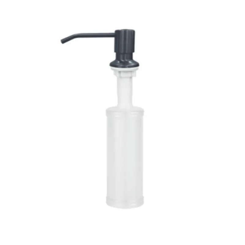 Дозатор для жидкого мыла Zerix DIS-01.SUS Black с нерж. стали SUS304 (врезной, 300 мл, черный) (ZX5