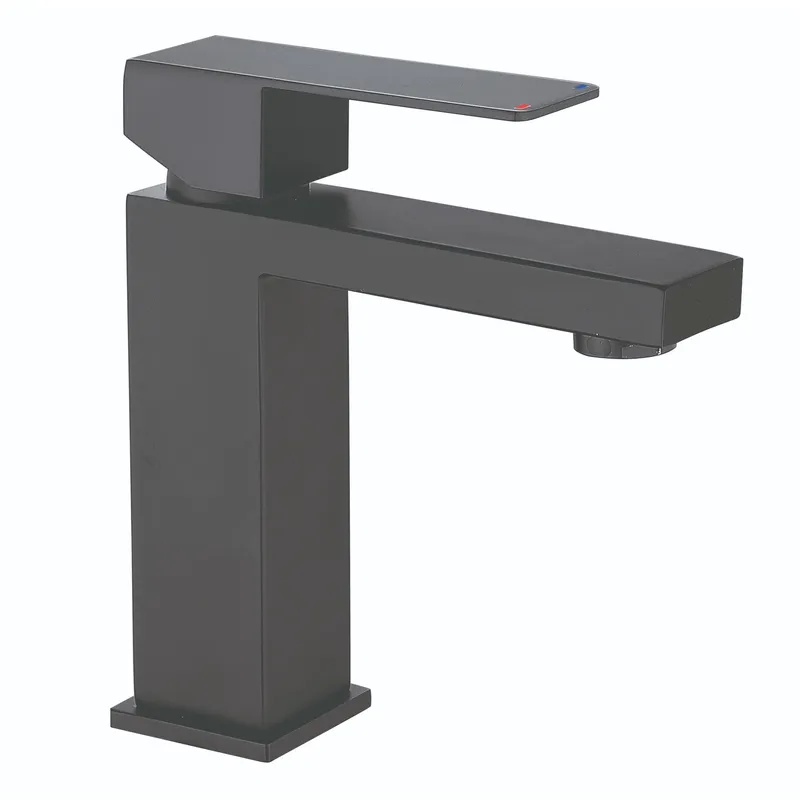 Смеситель для умывальника Mixxus KUB-001-Heavy Graphite из нерж. ст.