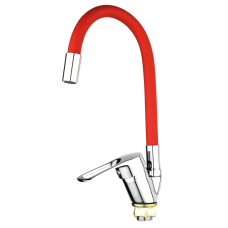 Смеситель для кухни Mixxus FANY 011 (Nut) Refl.Red (без подводки)