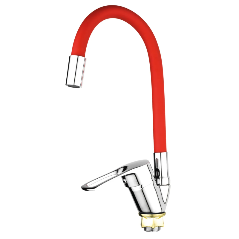Смеситель для кухни Mixxus FANY 011 (Nut) Refl.Red (без подводки)