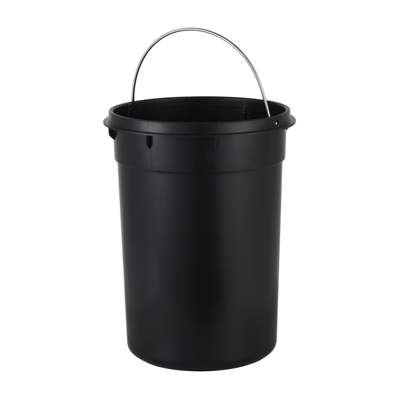 Мусорное ведро с плавным закрытием круглое Zerix Solo-TC0205 SS Color 5л цвет нержавейка