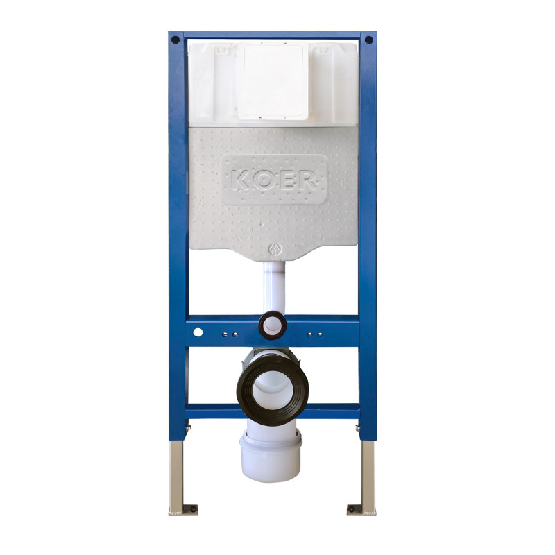 Инсталляция для подвесного унитаза Koer KT-0407 500x126x1150mm, без панели смыва