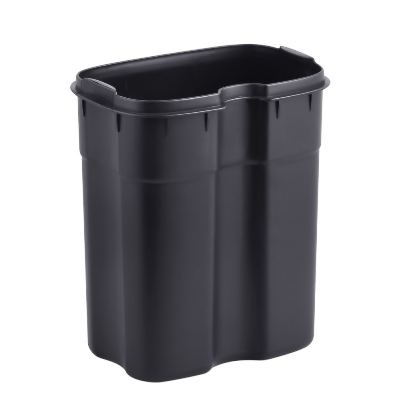 Мусорное ведро с плавным закрытием прямоугольное Mixxus Premium Style-TC0305 SS Color 5л цвет нержа