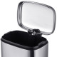 Мусорное ведро с плавным закрытием прямоугольное Mixxus Premium Style-TC0305 SS Color 5л цвет нержа