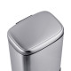 Мусорное ведро с плавным закрытием прямоугольное Mixxus Premium Style-TC0305 SS Color 5л цвет нержа