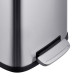 Мусорное ведро с плавным закрытием прямоугольное Mixxus Premium Style-TC0305 SS Color 5л цвет нержа