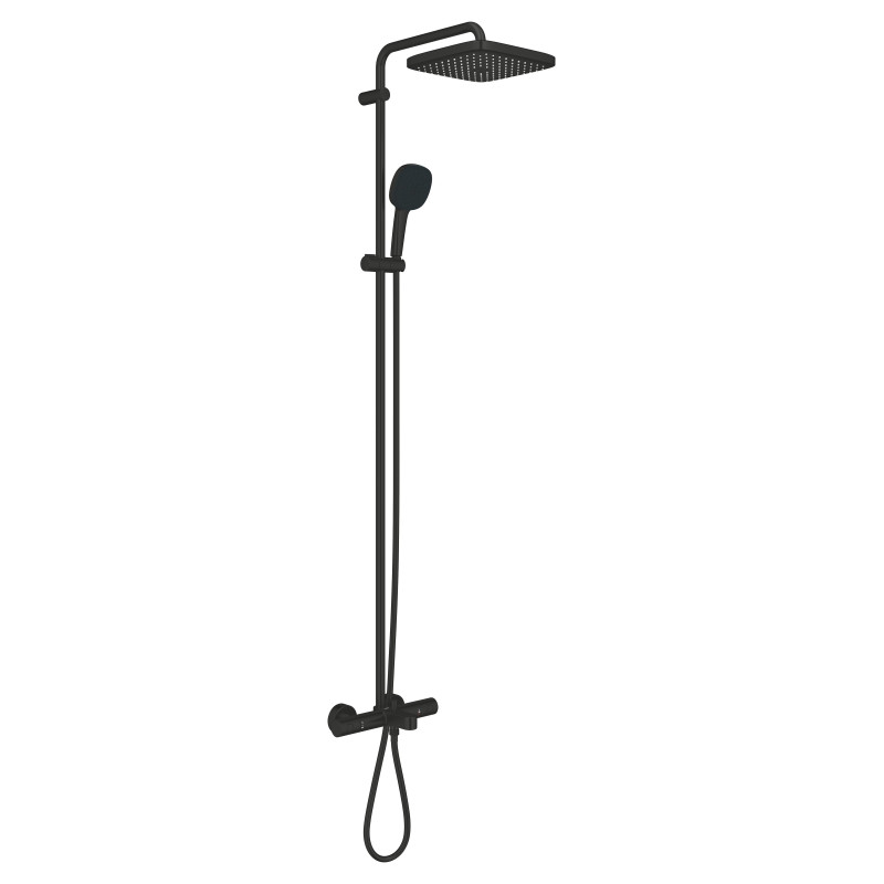 Душевая система настенного монтажа Grohe Tempesta System 250 Cube с термостатом для ванны (26691243