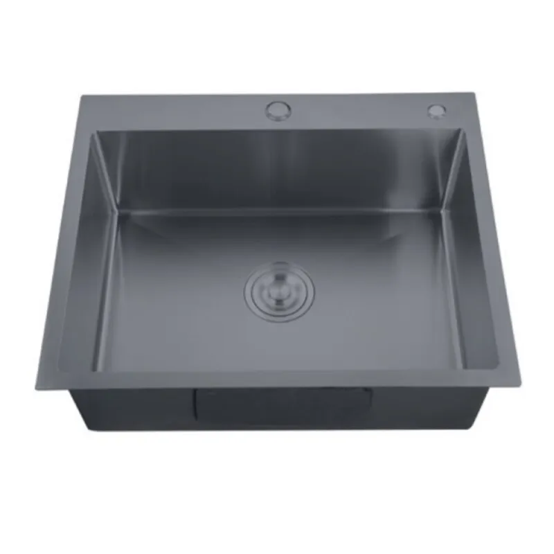 Мойка Zerix ZH5050-215 Nano-Black (3.0/0.8) из нержавеющей стали