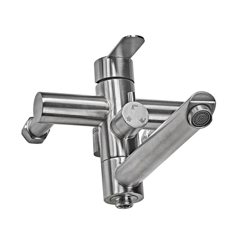 Душевая колонна со смесителем Mixxus DAX-007-J из нерж. стали SUS304